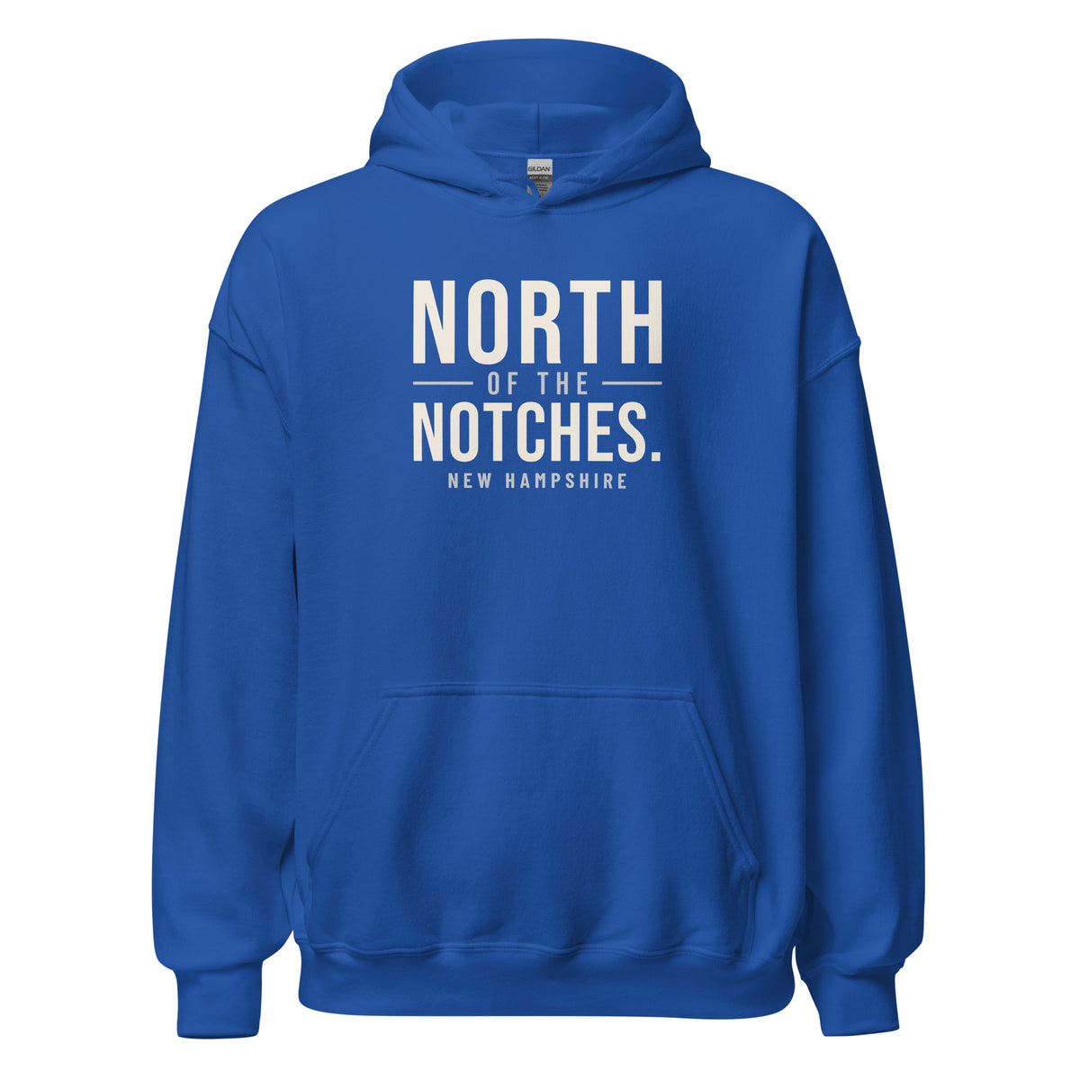 New Hampshire North Of The Notches. – Hoodie – Royal