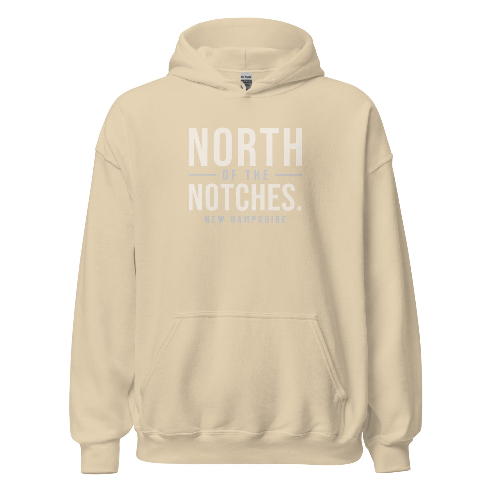 New Hampshire North Of The Notches. – Hoodie – Sand