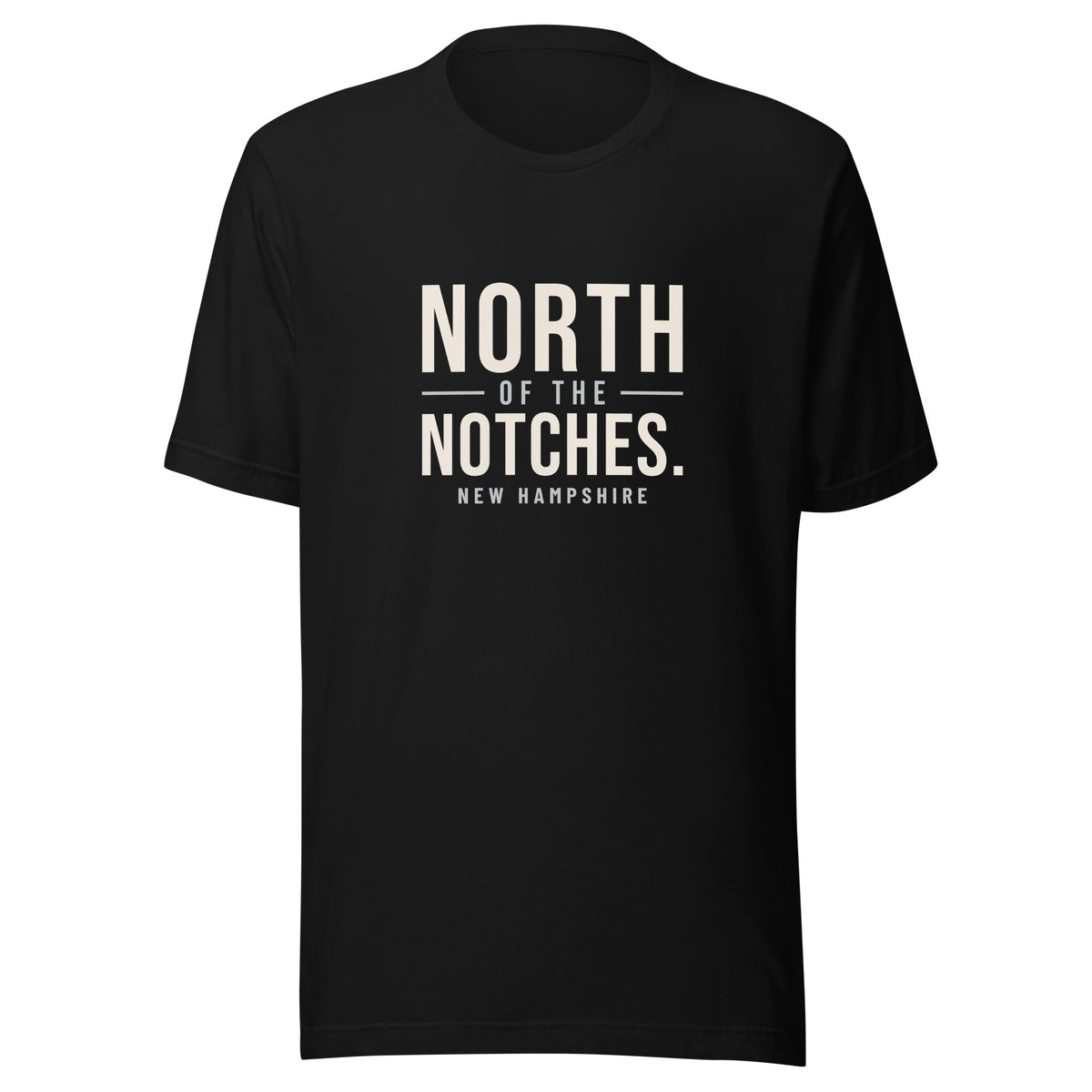 New Hampshire North Of The Notches. – Tee – Black