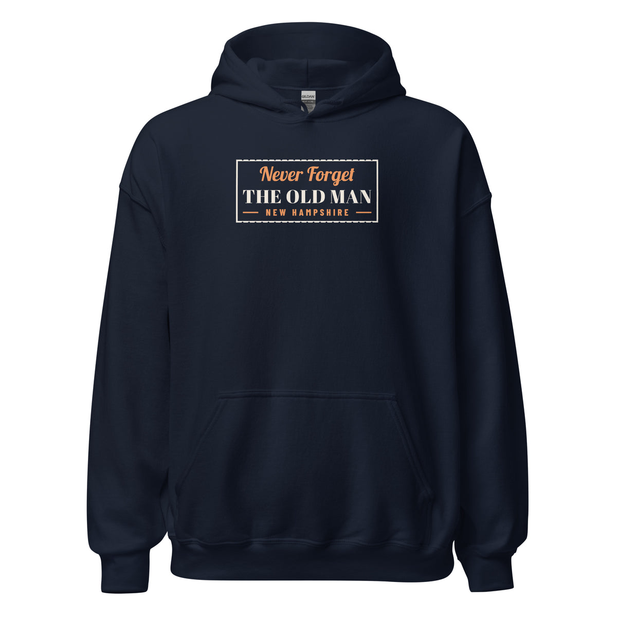 New Hampshire Never Forget The Old Man. – Hoodie – Navy