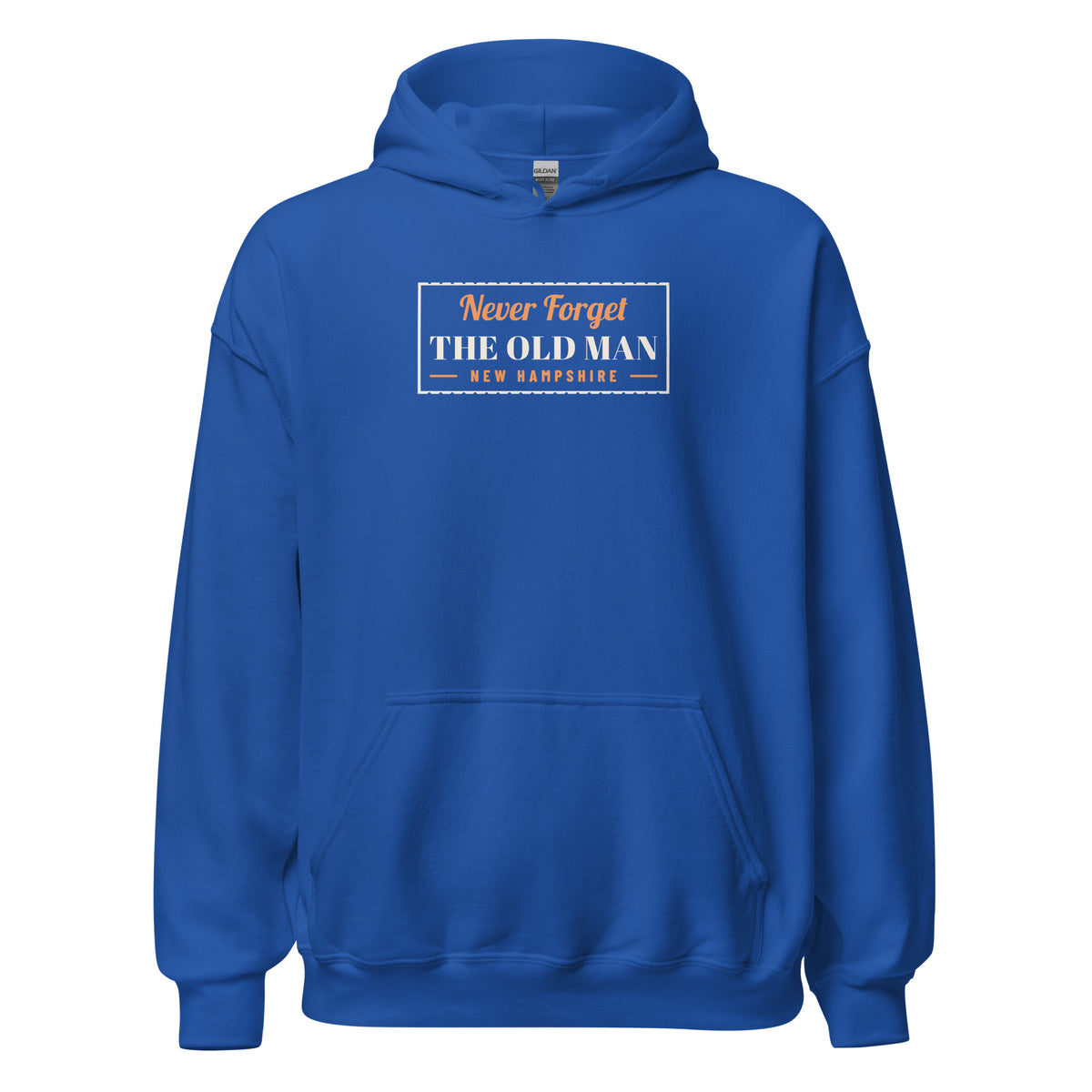New Hampshire Never Forget The Old Man. – Hoodie – Royal