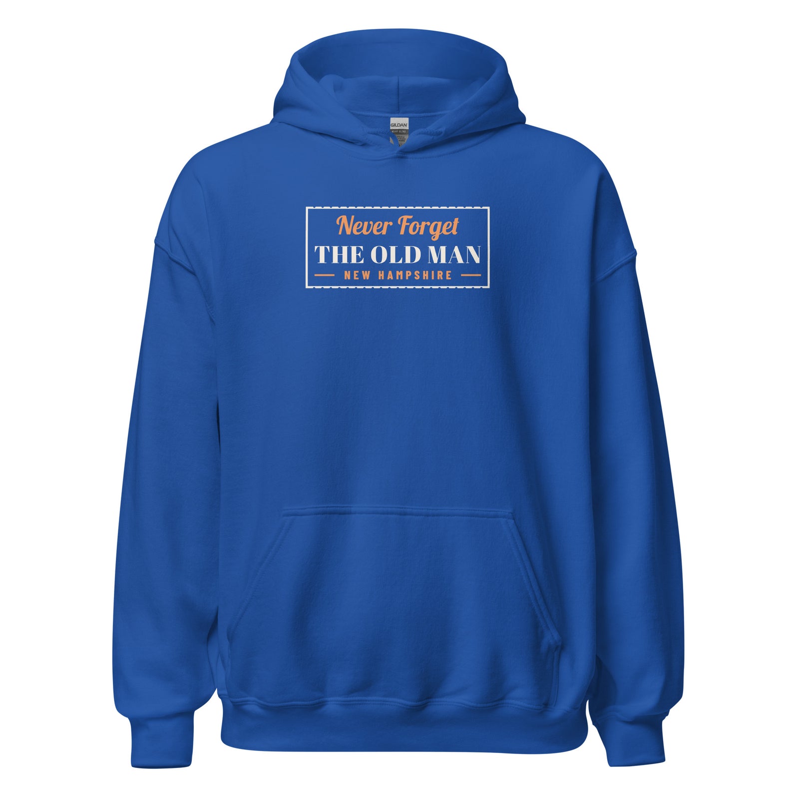 New Hampshire Never Forget The Old Man. – Hoodie – Royal