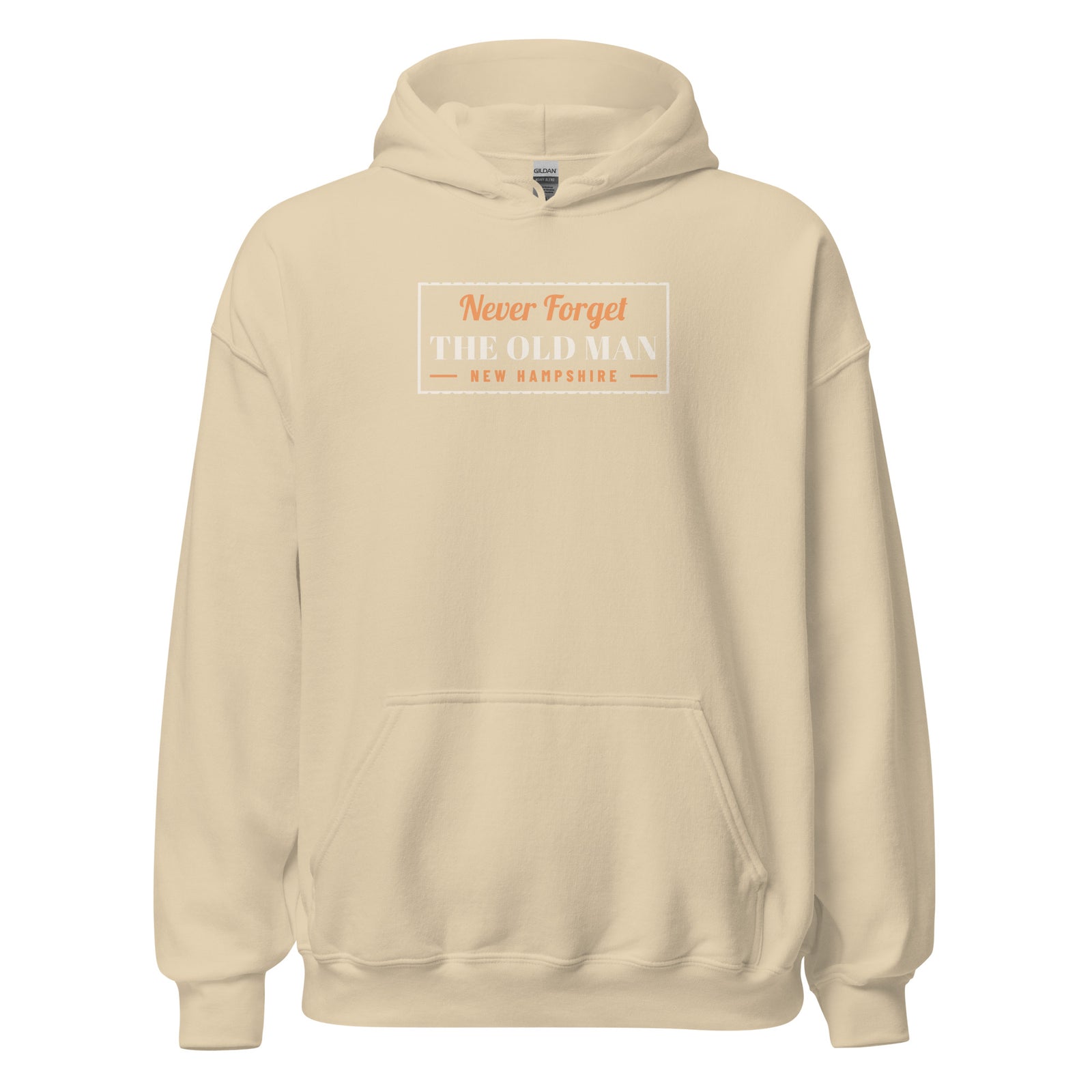 New Hampshire Never Forget The Old Man. – Hoodie – Sand