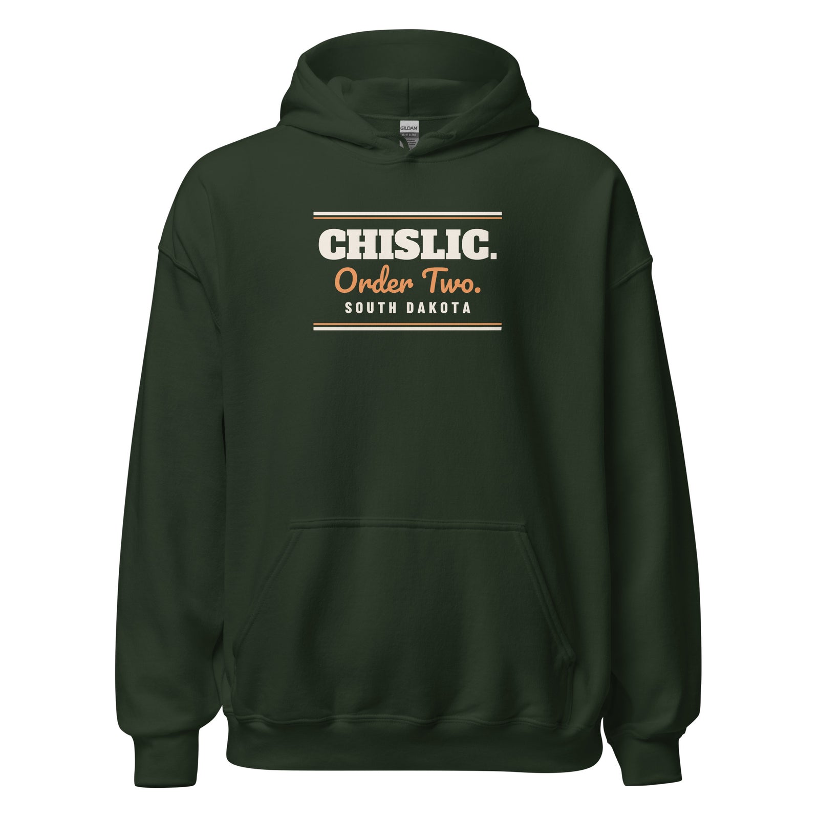 South Dakota Chislic. Order Two. – Hoodie – Forest
