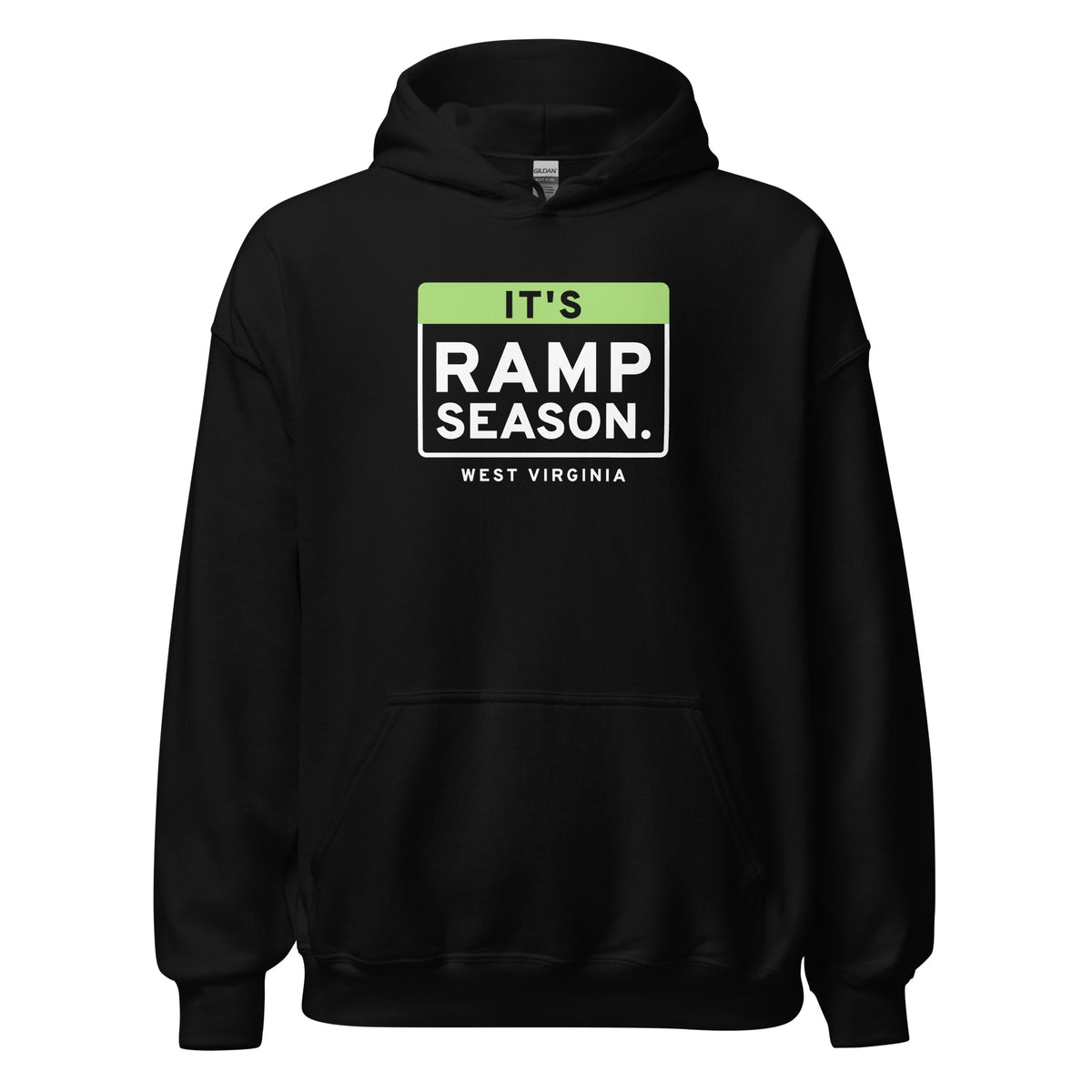 West Virginia It's Ramp Season. – Hoodie – Black