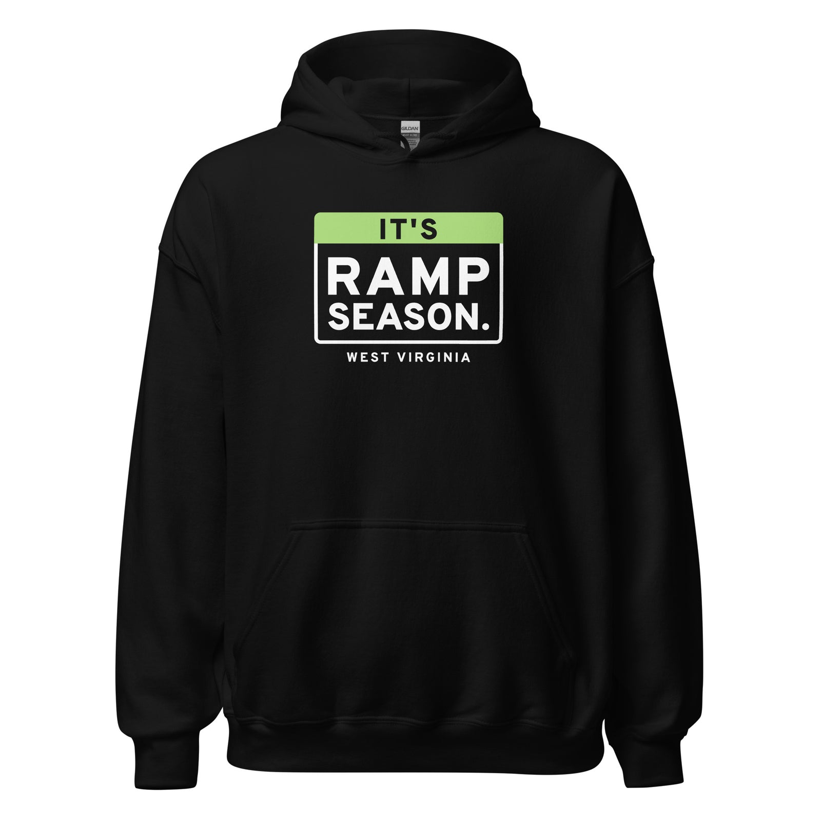 West Virginia It's Ramp Season. – Hoodie – Black