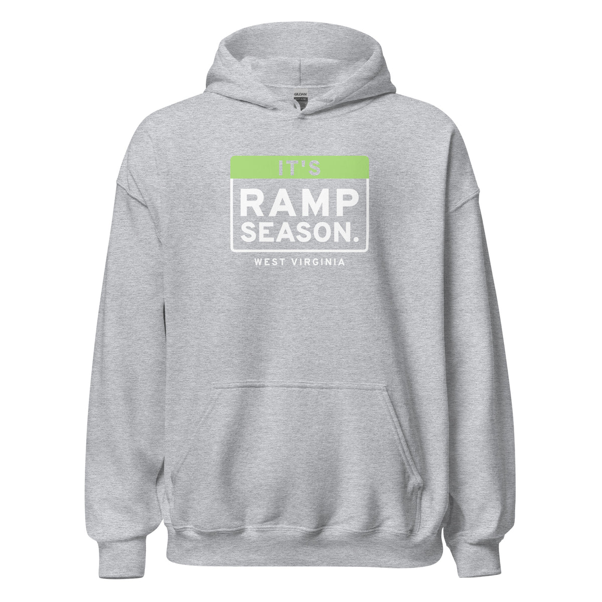 West Virginia It's Ramp Season. – Hoodie – Heather Grey