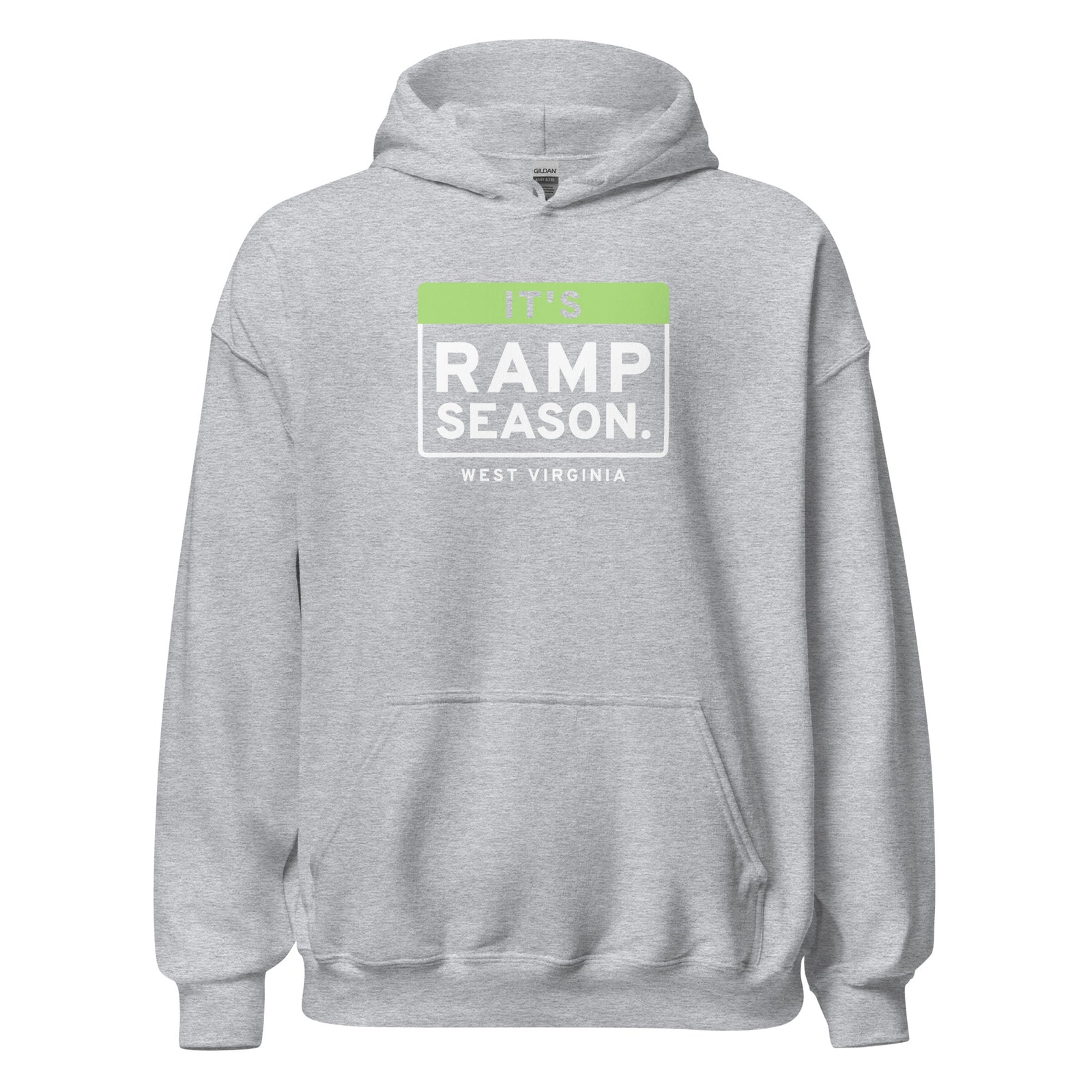 West Virginia It's Ramp Season. – Hoodie – Black