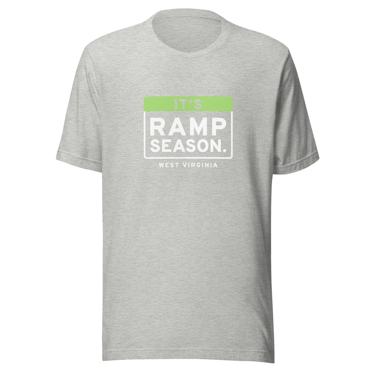 West Virginia It's Ramp Season. – Tee – Heather Grey