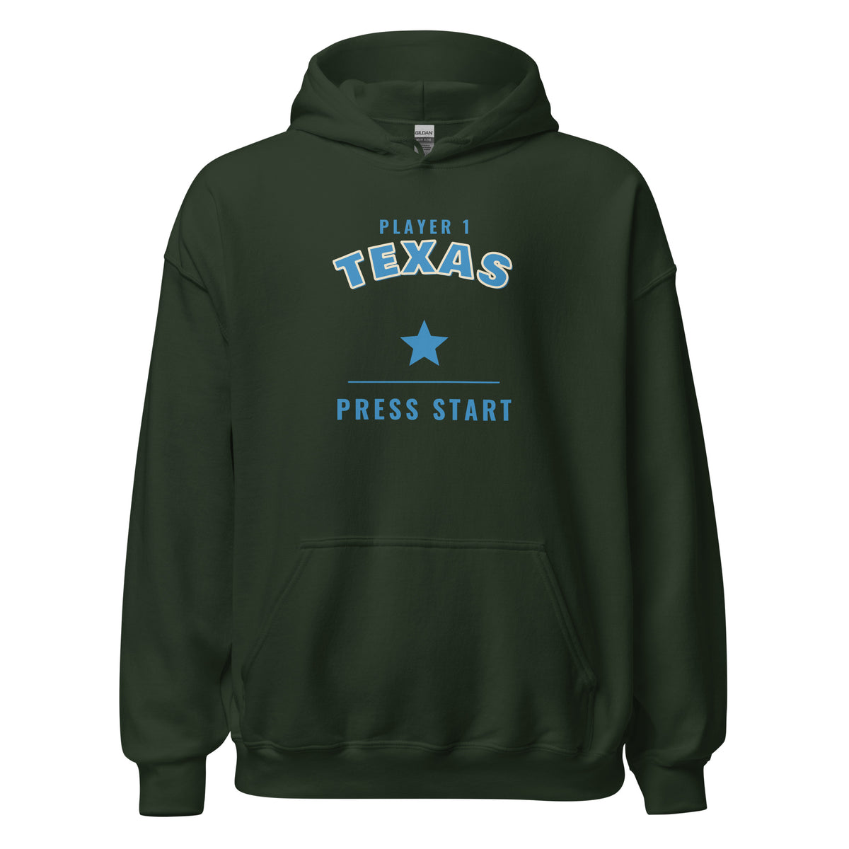 Player 1 Texas – Hoodie – Forest