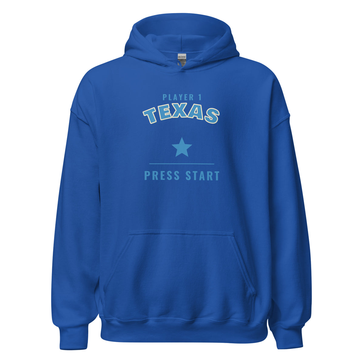 Player 1 Texas – Hoodie – Royal
