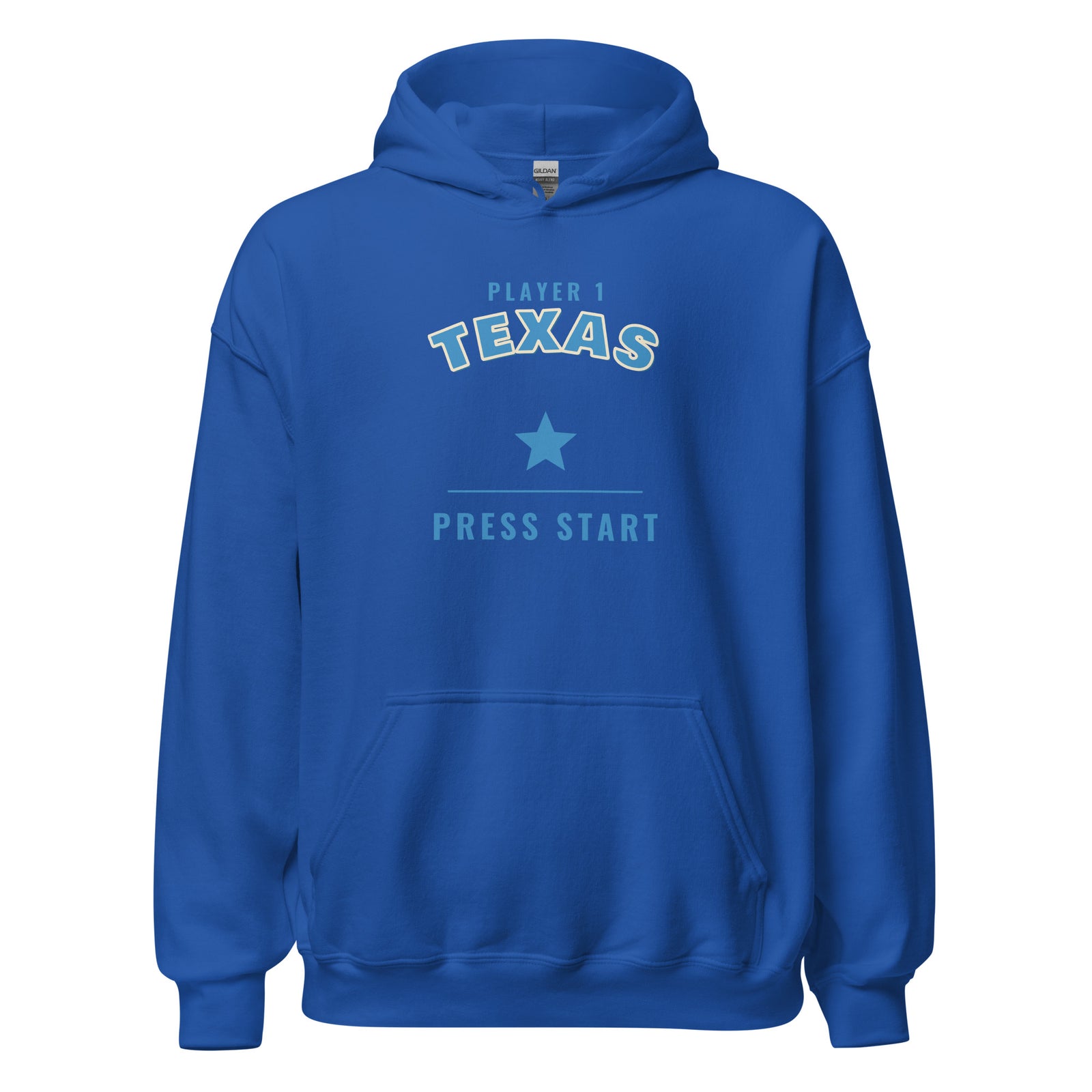 Player 1 Texas – Hoodie – Royal