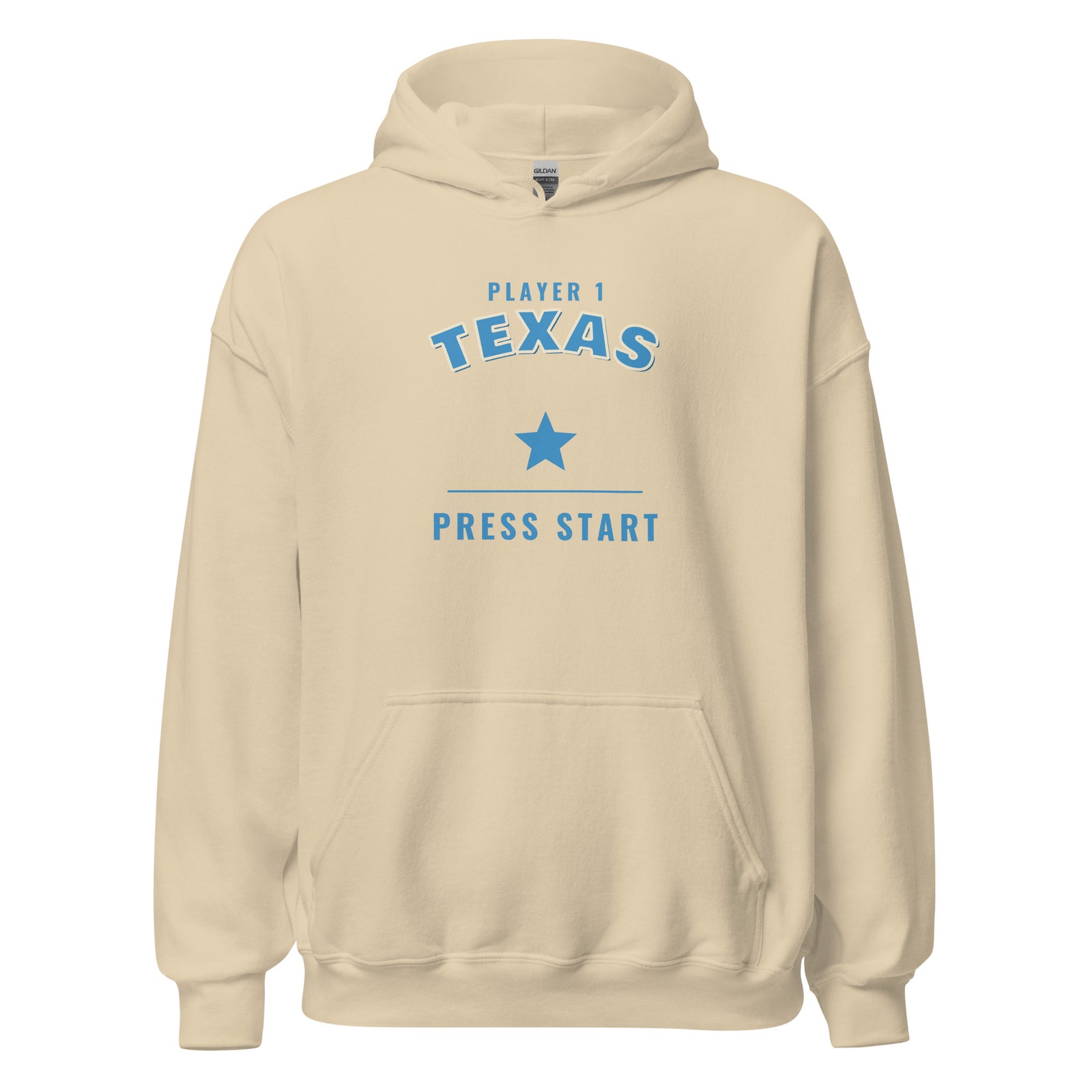 Player 1 Texas – Hoodie – Sand