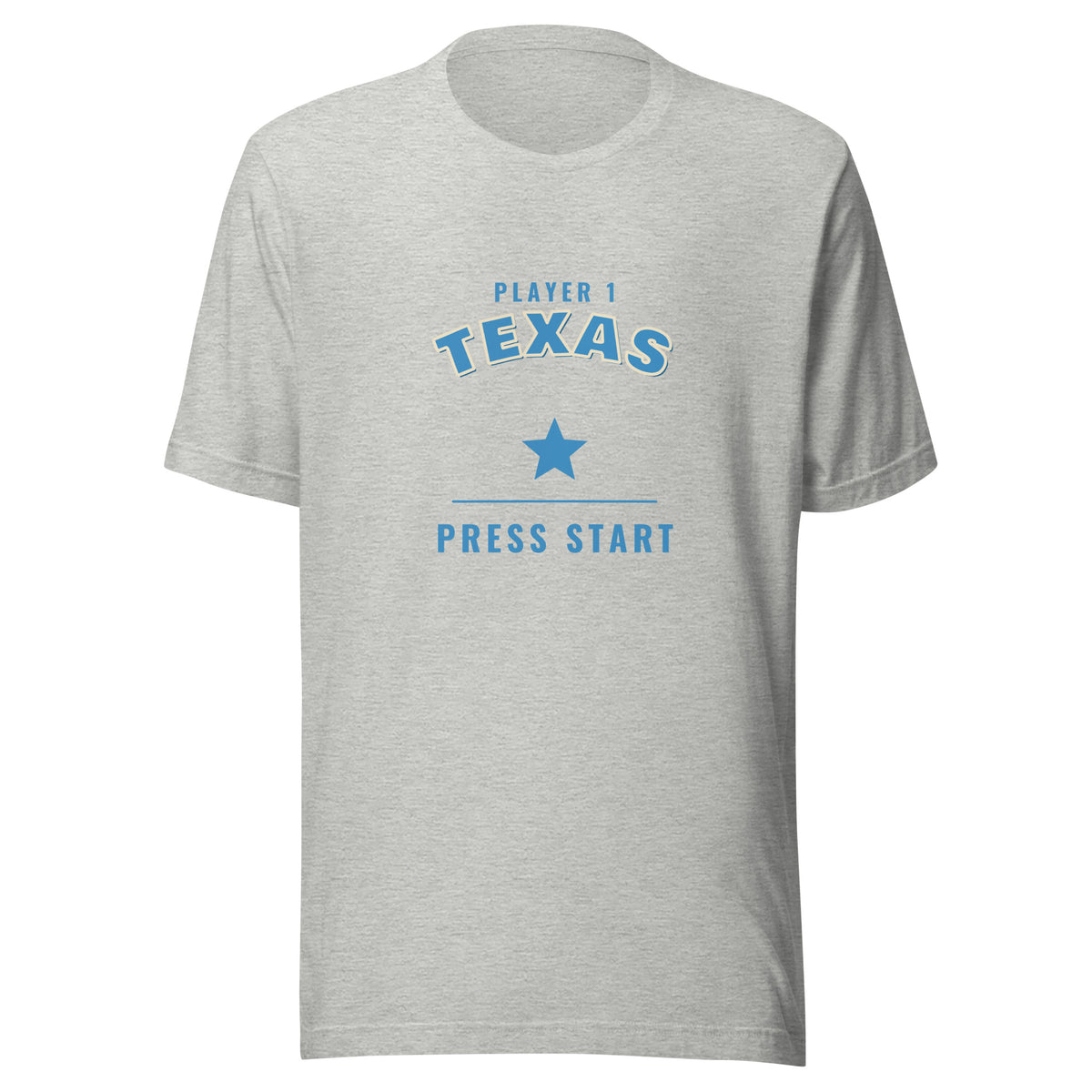 Player 1 Texas – Tee – Heather Grey