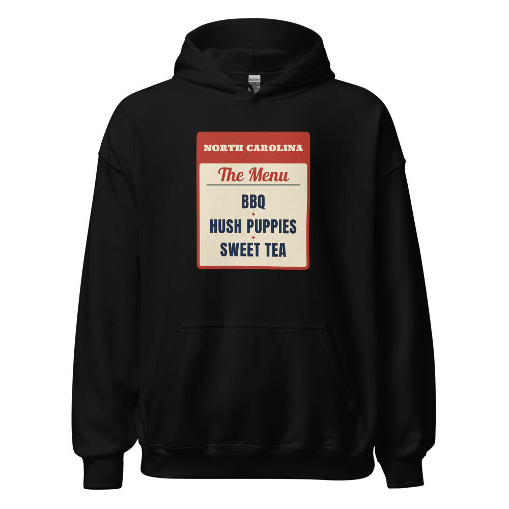 North Carolina BBQ Hush Puppies Sweet Tea – Hoodie – Black