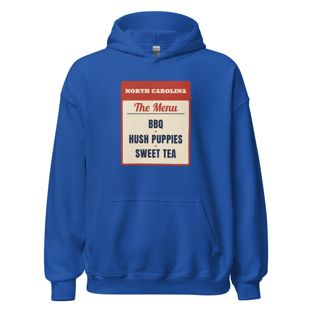 North Carolina BBQ Hush Puppies Sweet Tea – Hoodie – Royal