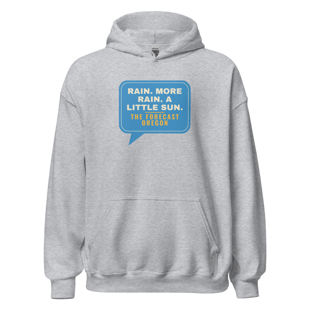 Oregon Rain More Rain A Little Sun – Hoodie – Black