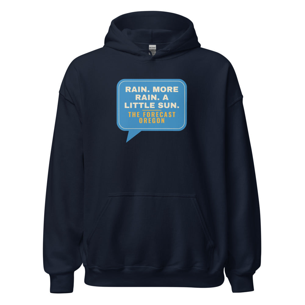 Oregon Rain More Rain A Little Sun – Hoodie – Navy