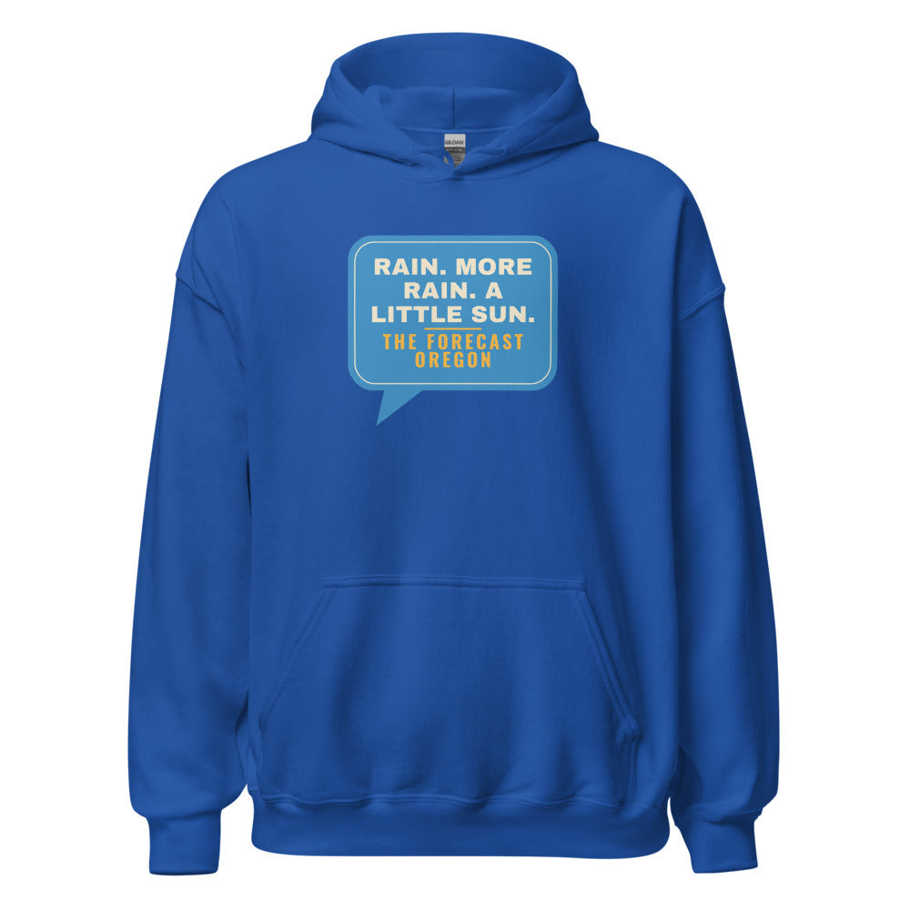 Oregon Rain More Rain A Little Sun – Hoodie – Royal