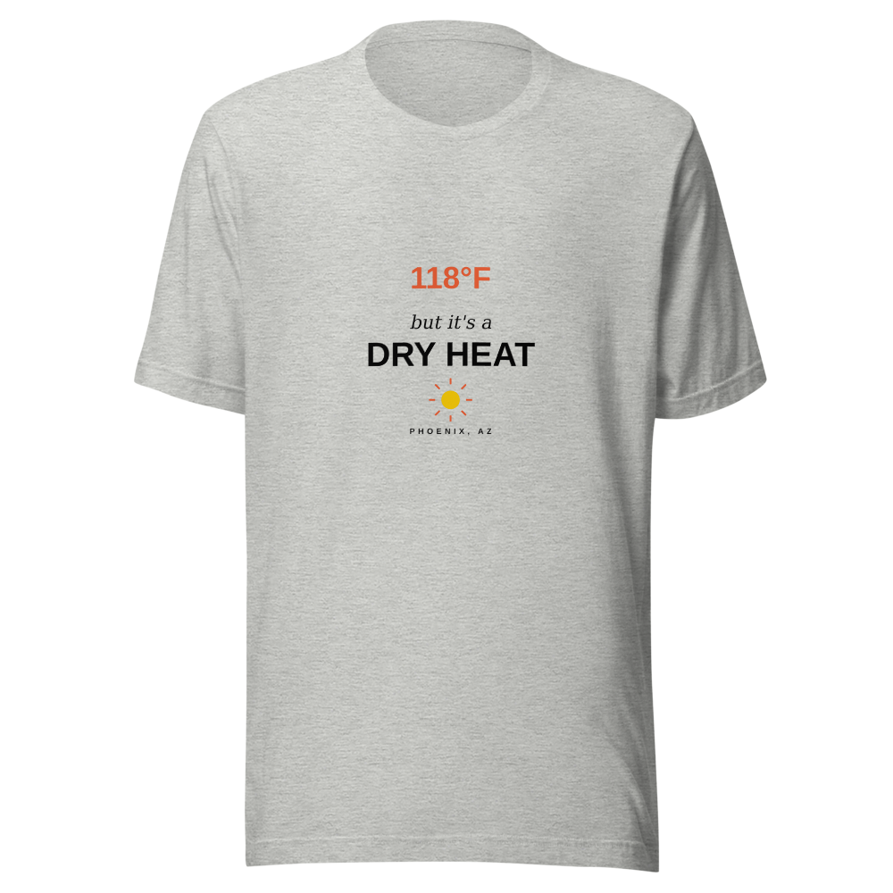 Phoenix dry heat hoodie alternate color, white studio chest print | Kreativ